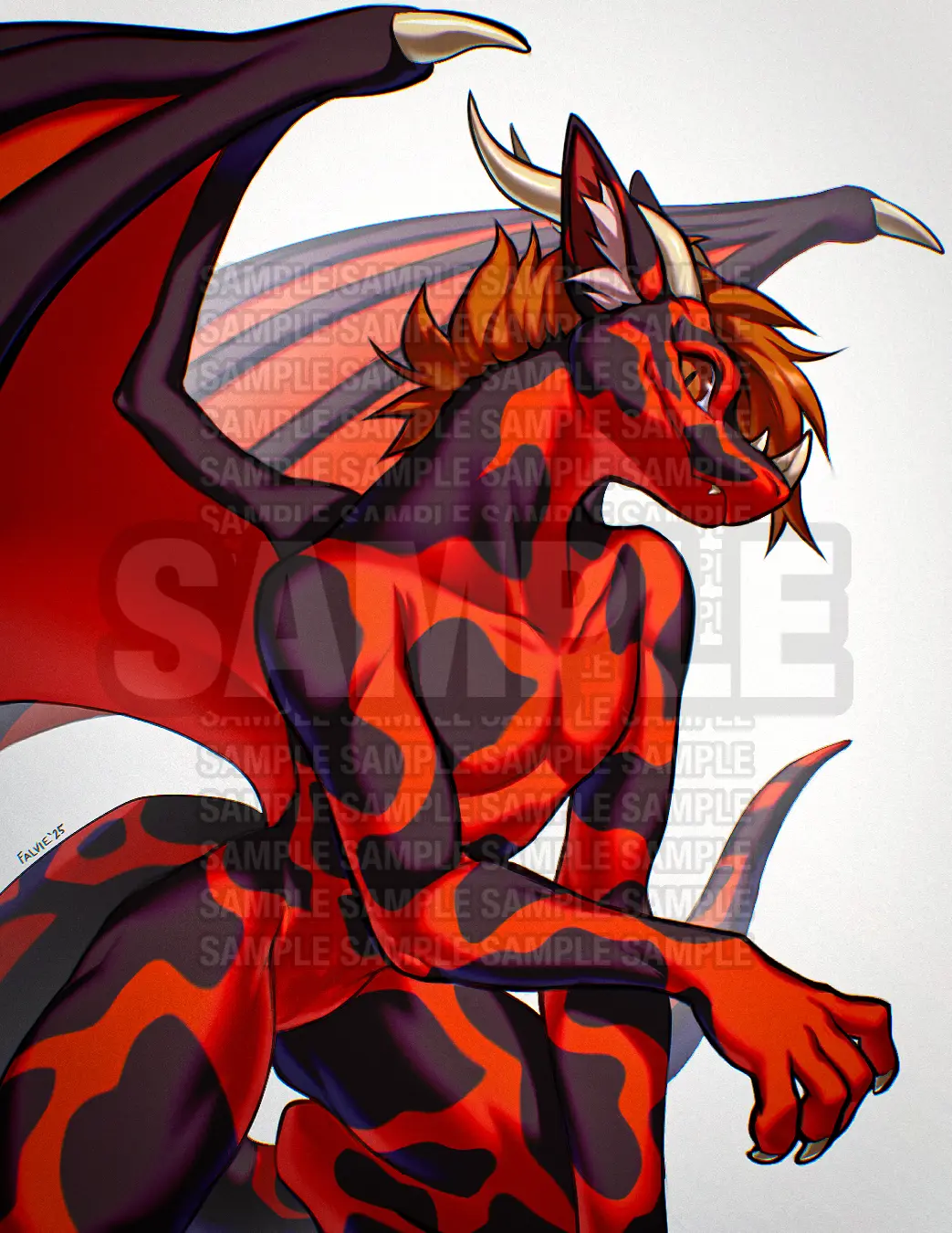 COLORED SKETCH for DUMBREDDERG - Falvie Shop