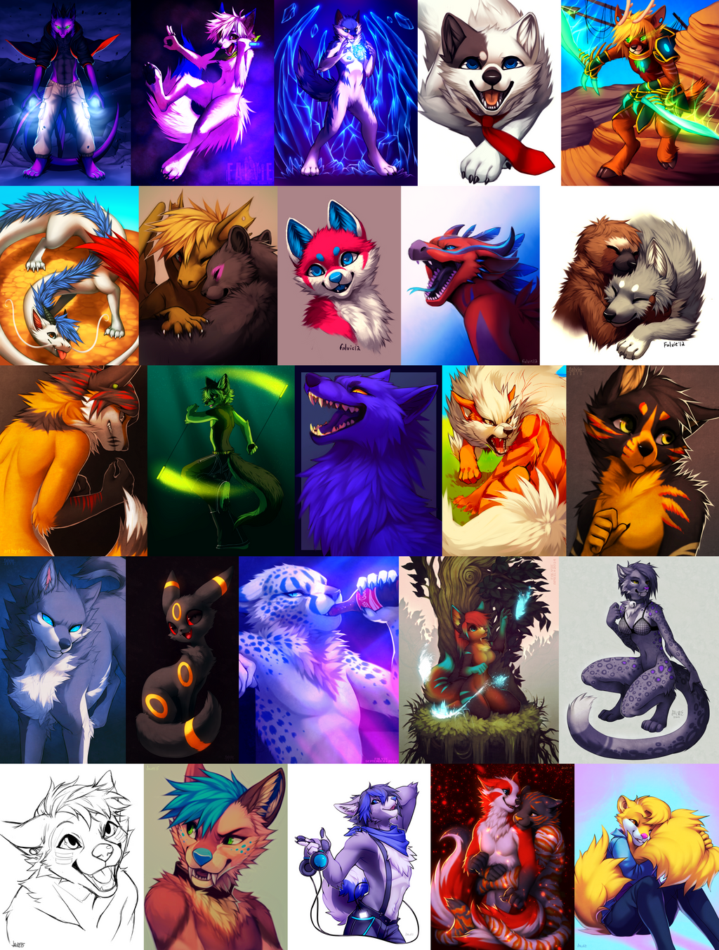 The Art of Falvie (2010-2020) + 2024 CLIP Studio Essential Brush Set